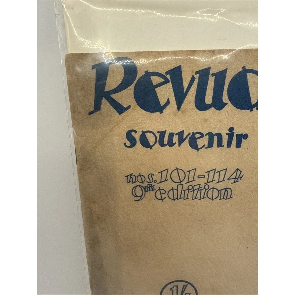 1938 Revudeville 9th Edition Windmill Piccadilly Circus Program Photo Booklet